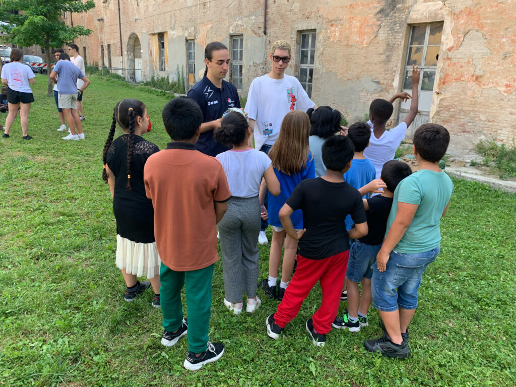 Gas Sales Bluenergy Volley Piacenza al Centro Estivo Caritas