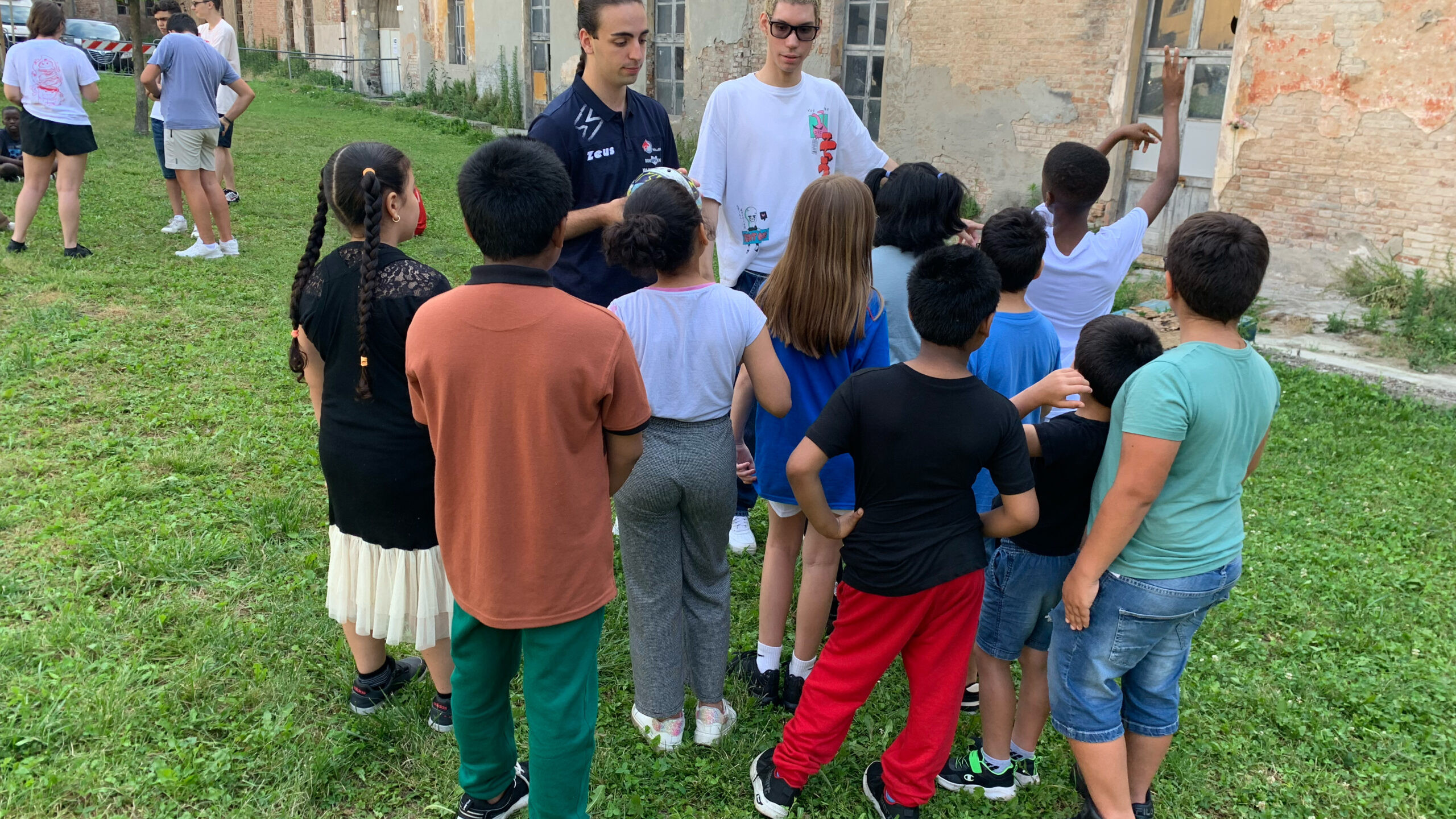 Gas Sales Bluenergy Volley Piacenza al Centro Estivo Caritas