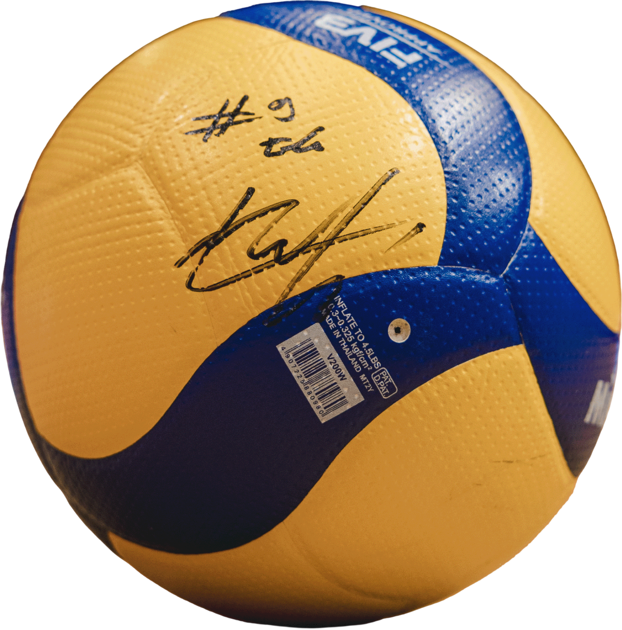 PALLONE MIKASA AUTOGRAFATO